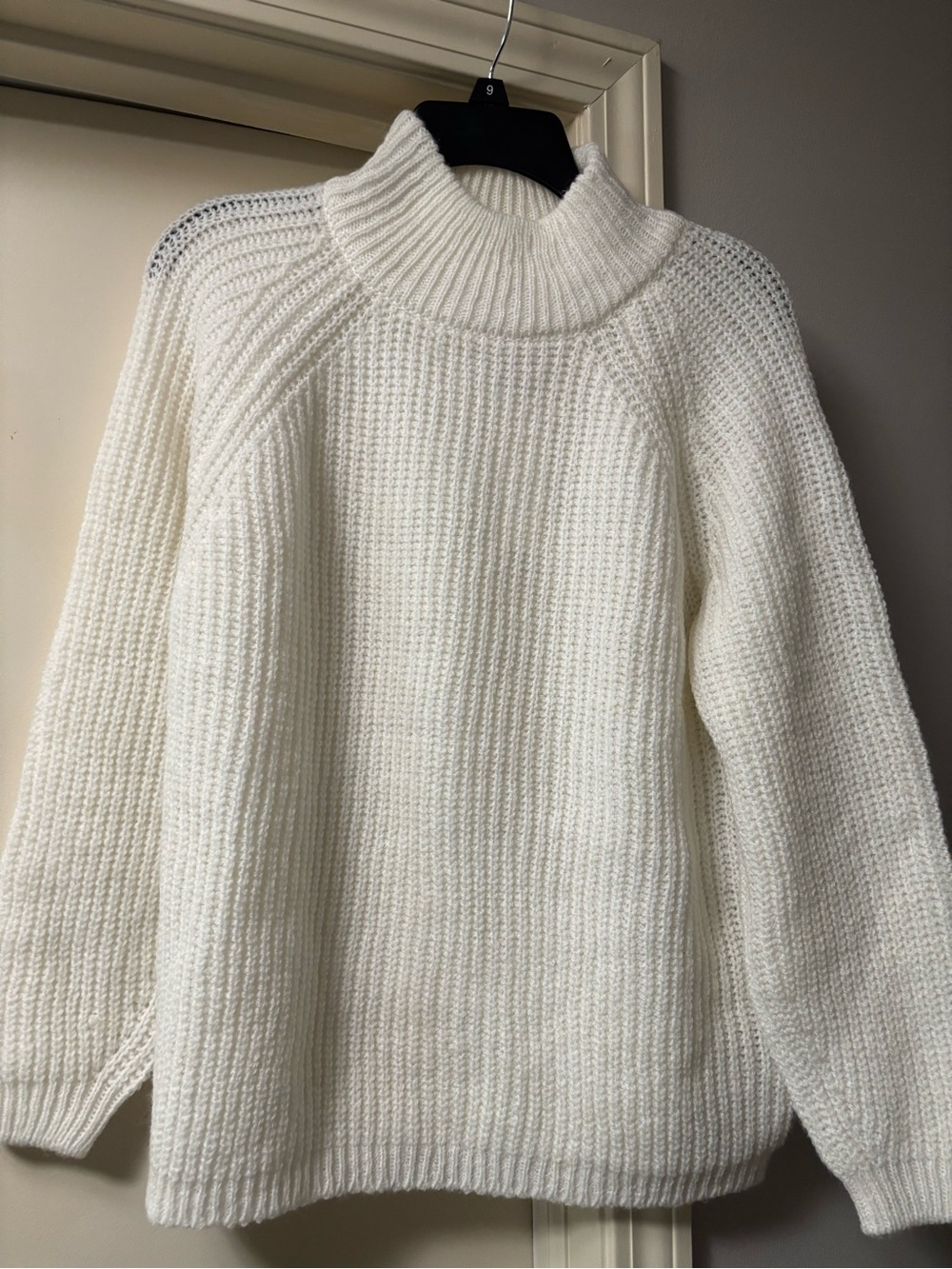 cupcakes & cashmere Cream Chunky Turtleneck Sweater